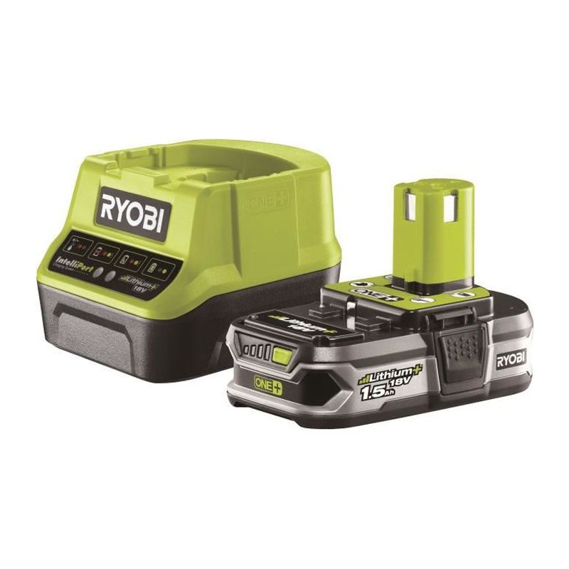 RYOBI Pack Chargeur + Batterie - 18V 1,5Ah