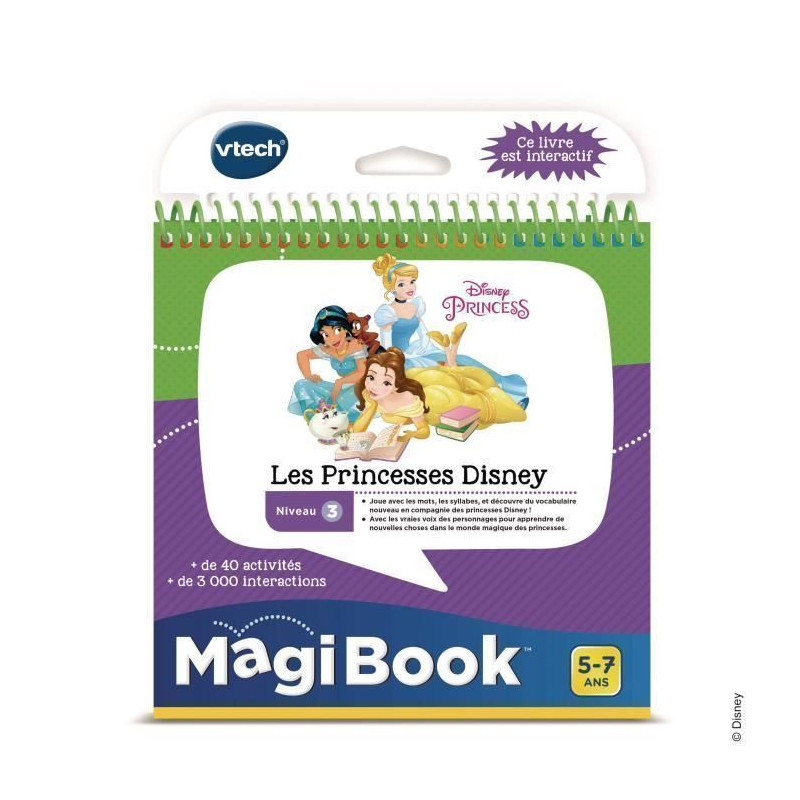 VTECH - Livre Interactif Magibook - Les Princesses Disney