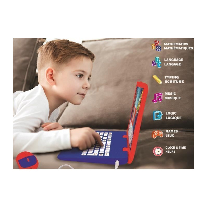 Ordinateur portable tactile LAPTAB® 10 pour enfant de 7 ans et plus -  Marque LEXIBOOK - Garantie 2 ans blanc