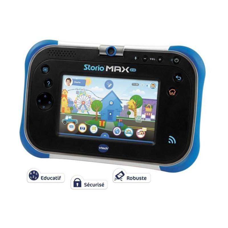 VTECH - Console Storio Max 2.0 5 Bleue - Tablette Educative Enfant 5 Pouces