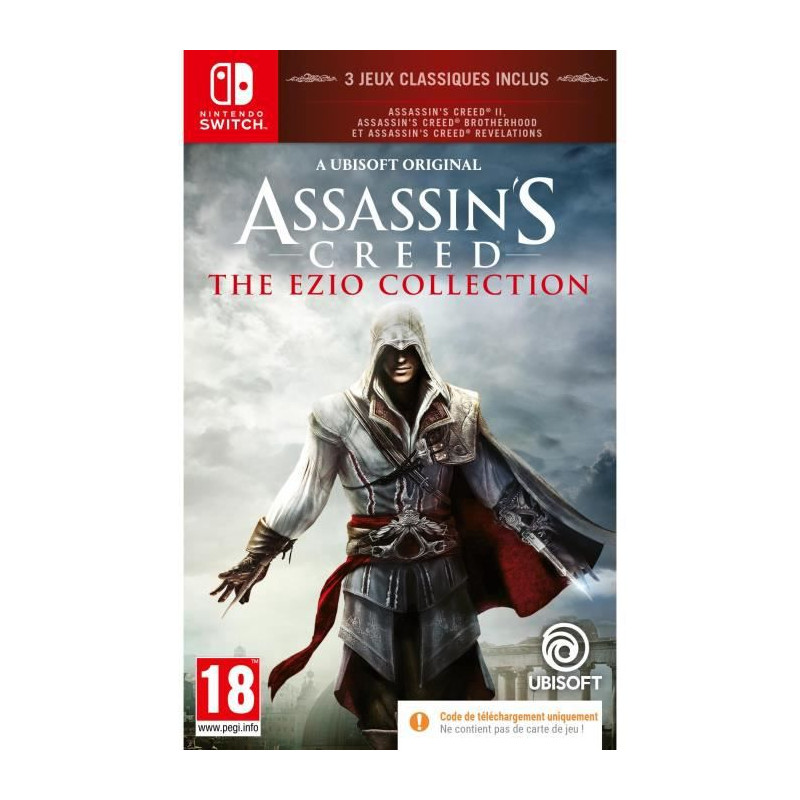 ASSASSIN'S CREED THE EZIO COLLECTION CODE IN BOX Jeu Switch