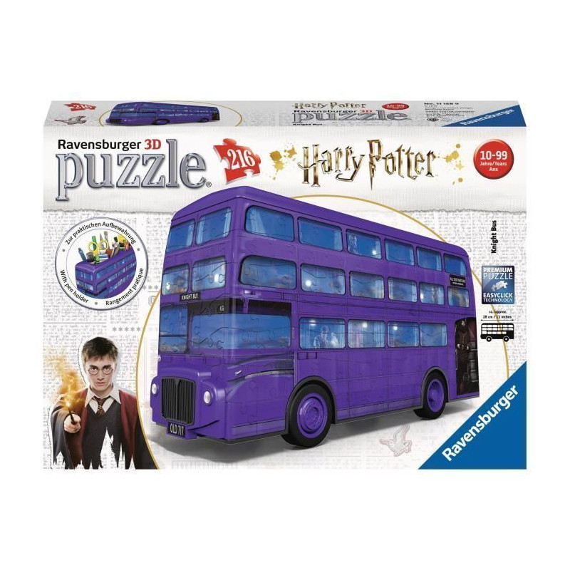 RAVENSBURGER -  Harry Potter Puzzle 3D Magicobus 216 pieces