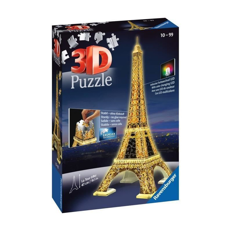 RAVENSBURGER Puzzle 3D Tour Eiffel Night Edition 216 pcs