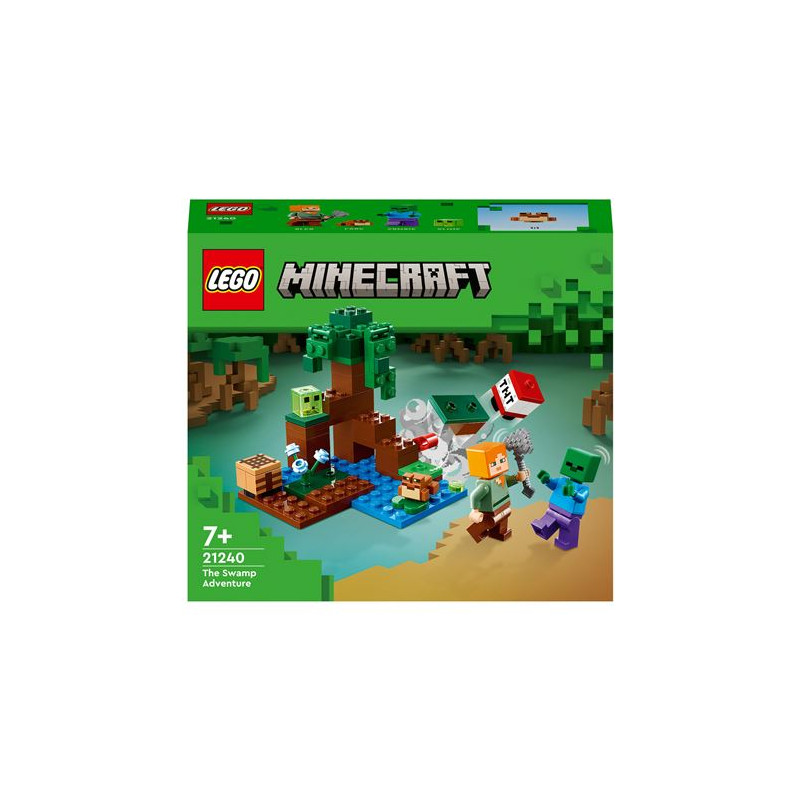 LEGO® Minecraft 21240 Aventures dans le marais