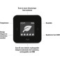 Capteur de qualité de l'air intérieur EVE ROOM - Technologie Apple HomeKit Bluetooth Thread