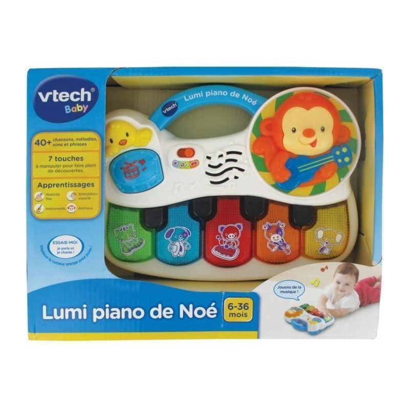VTECH BABY - Lumi Piano De Noe - Jouet Musical Bebe