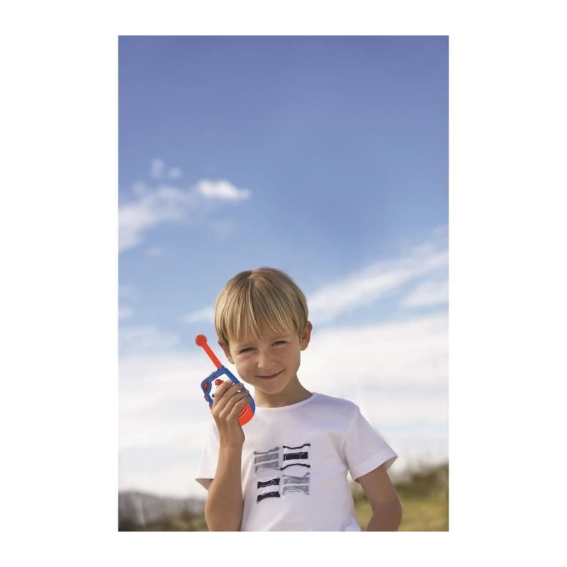 MARIO KART Talkie-walkies digitaux enfant portee 2 km de portee et fonction morse LEXIBOOK