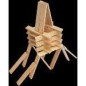 Sac de 400 planchettes en bois Jouécabois - Jeu de construction en bois