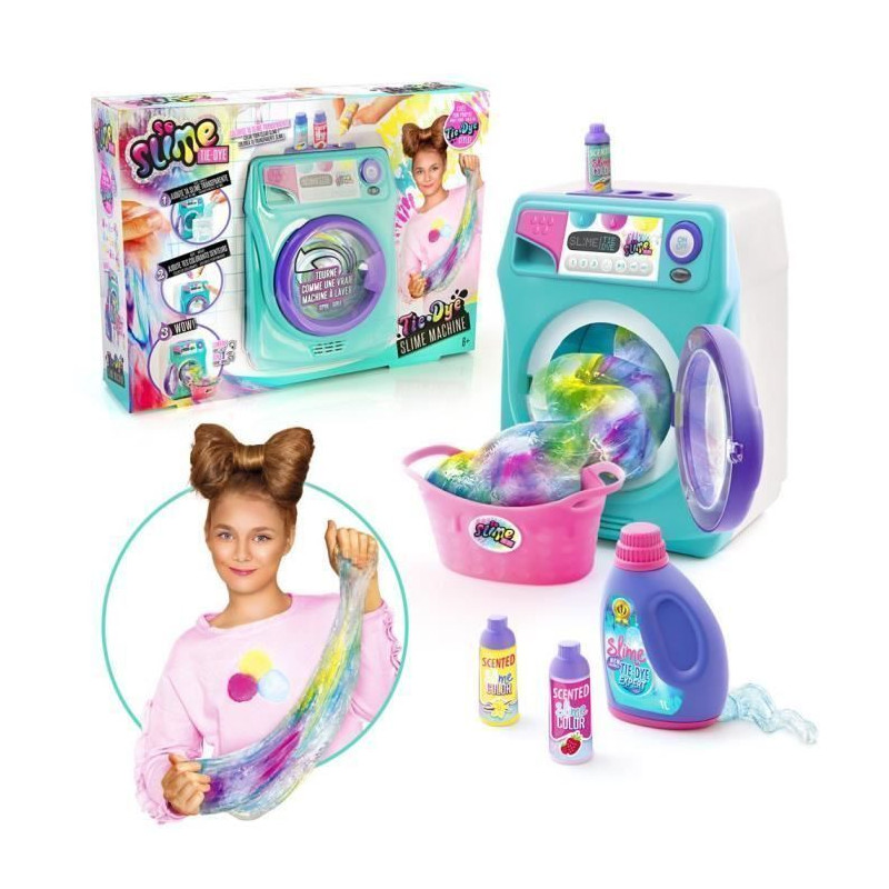 SO DIY So Slime Tie + Dye - Machine a laver Slime Tie and Dye - Colore ta slime - SSC 134 - 6 ans et +