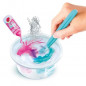 SO DIY So Slime Tie + Dye Kit 1 pot de slime transparente et 1 etendoir a slime - Colore ta slime !