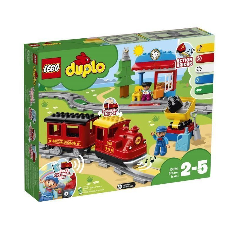 LEGO DUPLO Ma Ville 10874 Le train a vapeur