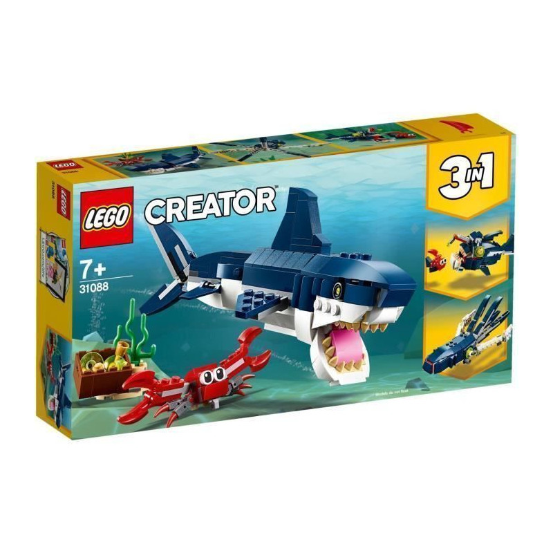 LEGO Creator 3-en-1 31088 Les Creatures Sous-Marines