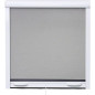 Moustiquaire de fenêtre L125 x H145 cm en aluminium laqué blanc - Recoupable en largeur et hauteur.