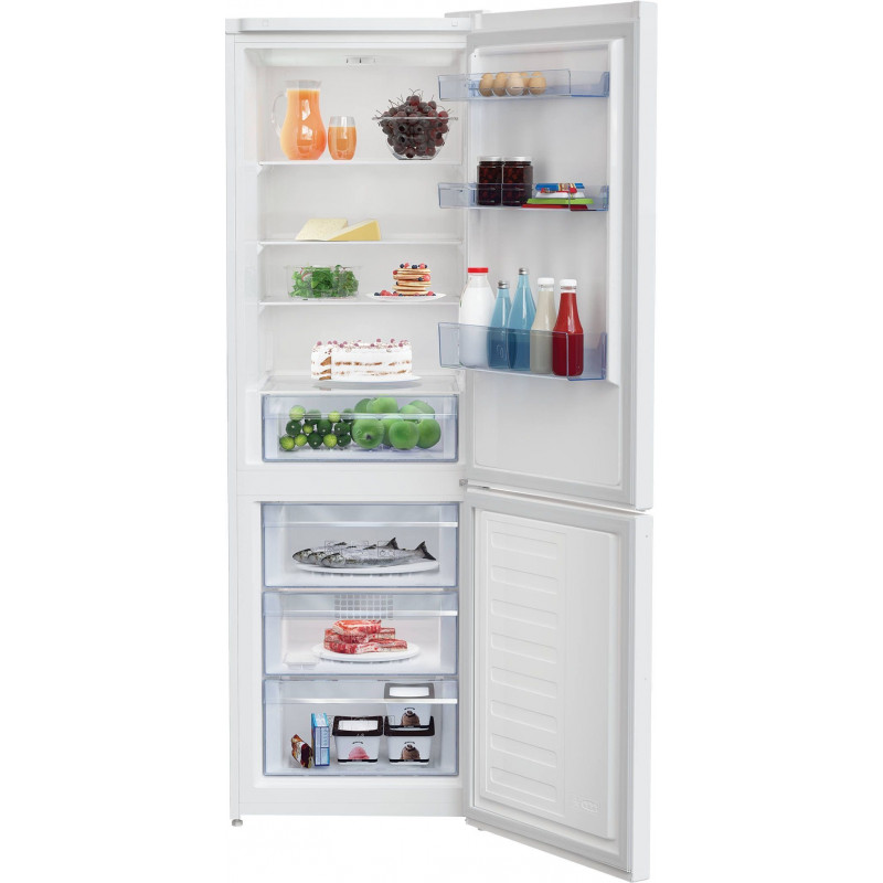 Réfrigérateurs combinés 350L Froid Statique BEKO 59.5cm A++, RCSA 366 K 40 WN
