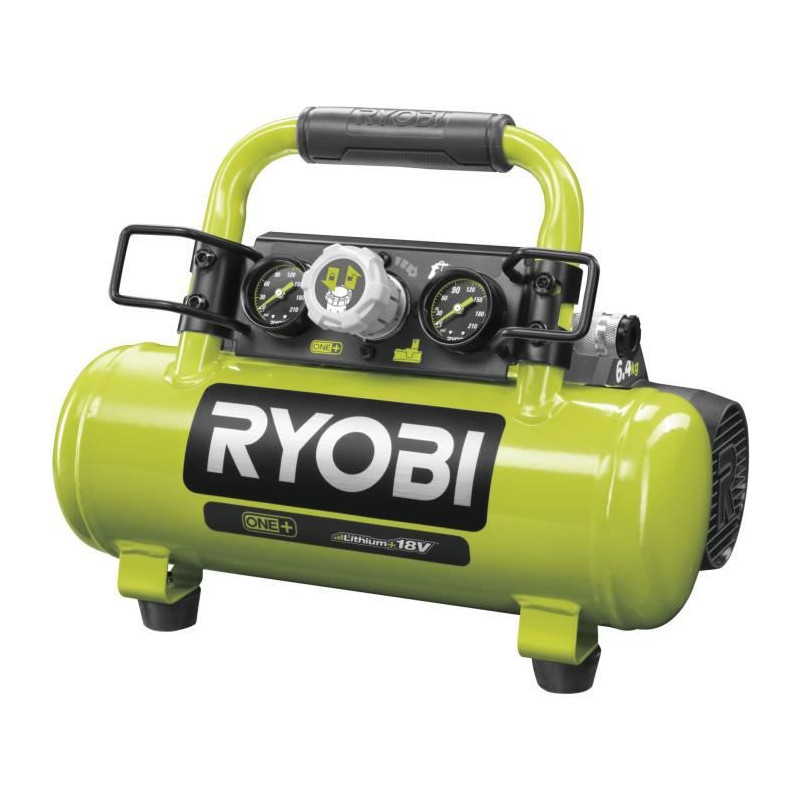 Compresseur a cuve RYOBI 18V One Plus - 4L - Sans batterie ni chargeur R18AC-0