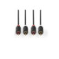 Câble audio stéréo | 2x RCA Male | 2x RCA Male | Plaqué or | 10.0 m | R NEDIS - CABW24200AT100