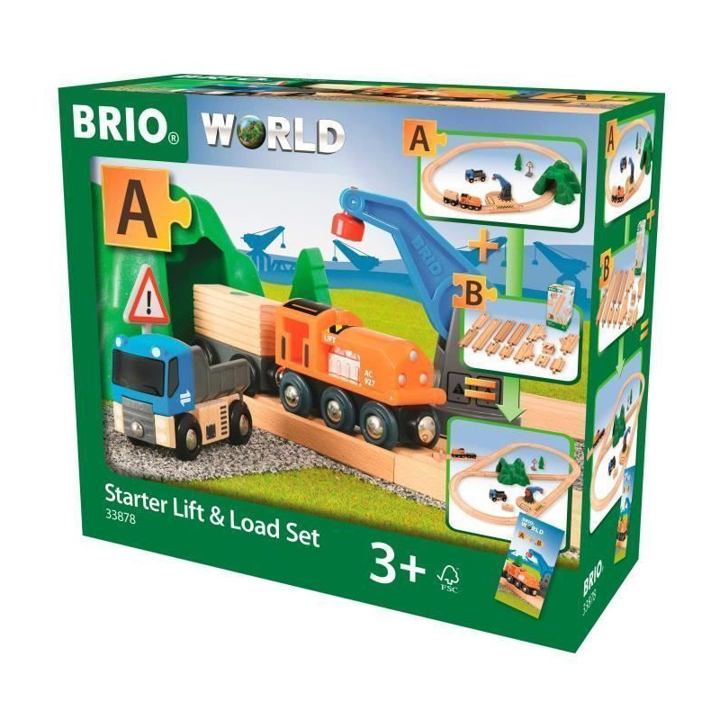 BRIO World  - 33878 - Circuit De Demarrage Transport De Fret - Jouet en bois