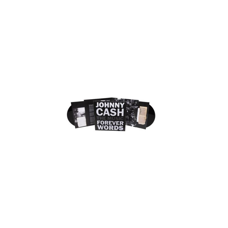 Johnny Cash Forever Words Double Vinyle Gatefold Inclus coupon MP3