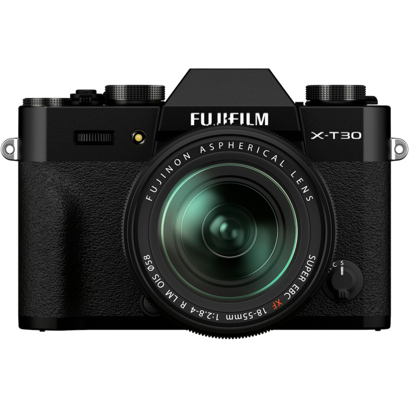 Appareil photo hybride Fujifilm X T30 II noir + XF 18 55mm f 2.8 4