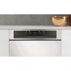 Whirlpool LV intégrable bandeau inox, 60 cm, 43dB, 9,5L, A+++, 14 couverts, 8 pro WHIRLPOOL - WBC3C33PX