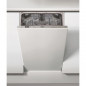 Lave-vaisselle encastrable WHIRLPOOL 10 Couverts 45cm F, WSIC3M17 - Grade B -