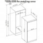 Réfrigérateurs combinés 200L Froid Statique CONTINENTAL EDISON 54cm F, CE1DL204E1 - Grade B -