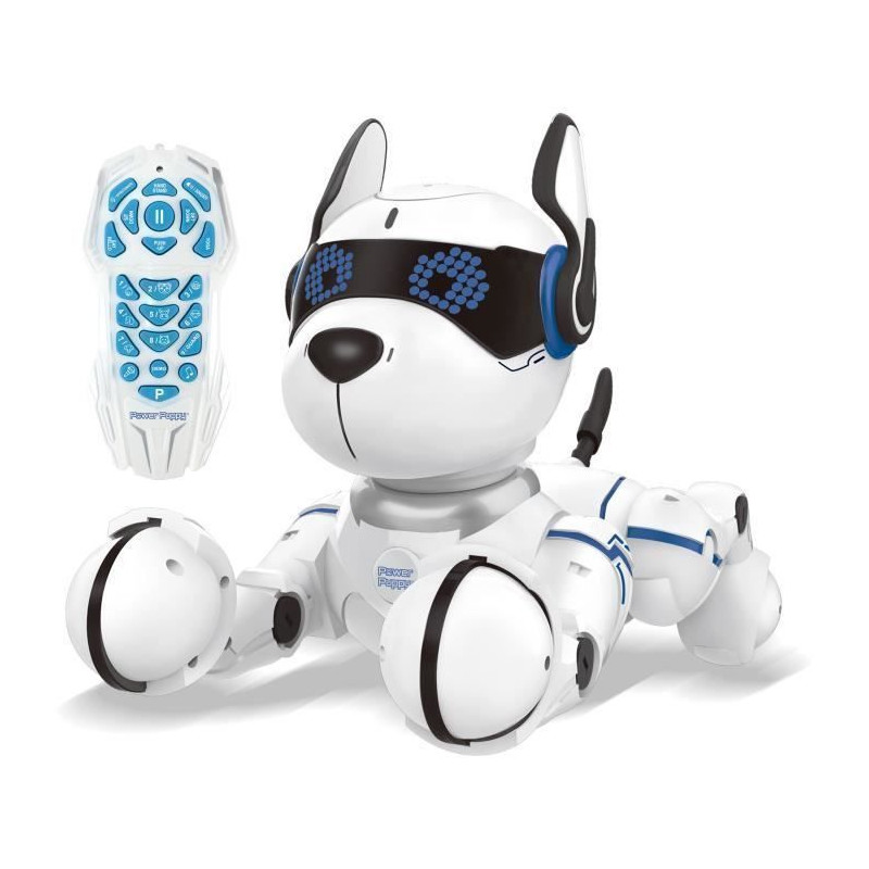 Power Puppy - Mon chien robot savant programmable et tactile avec telecommande - LEXIBOOK