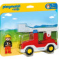 PLAYMOBIL 1.2.3. - 6967 - Camion de Pompier avec Echelle Pivotante