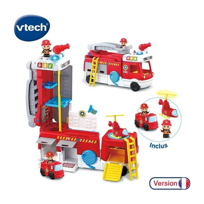 Vtech - Tut Tut Copains - super camion caserne de pompiers