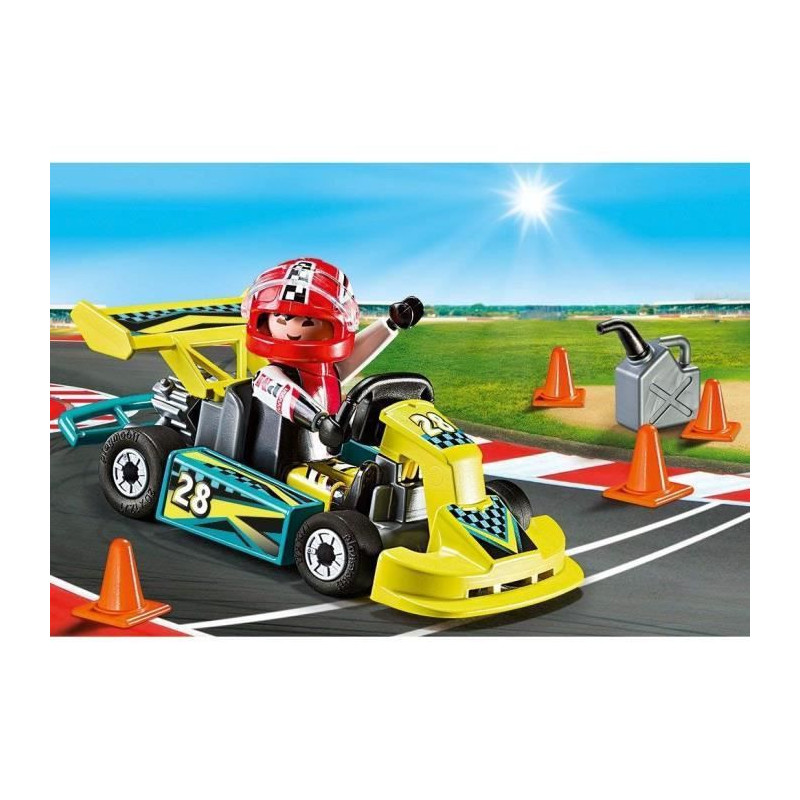 PLAYMOBIL 9322 - Action - Valisette Pilote de Karting - Nouveaute 2019