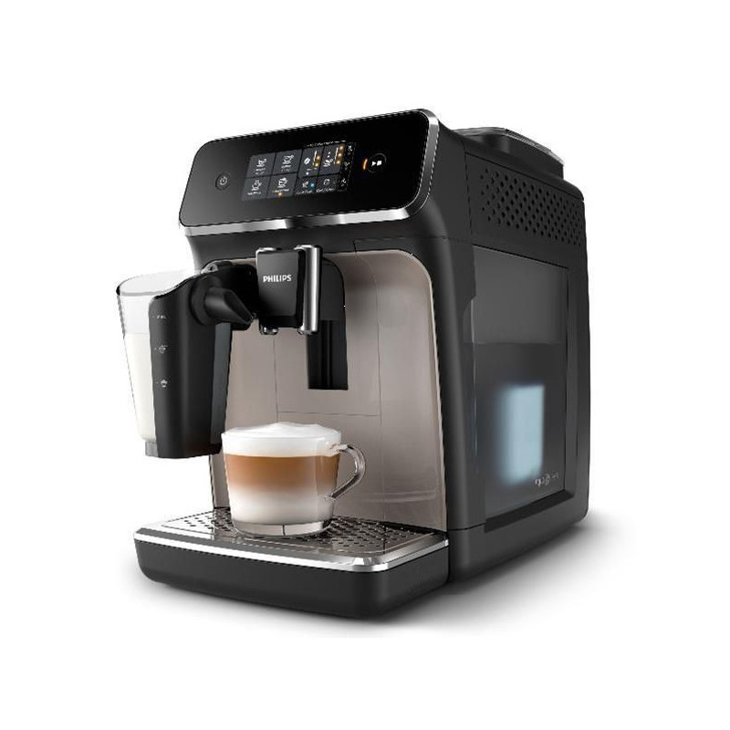 Philips ROBOT CAFE CERAMIQUE LATTE 4BOISSONS REGLAGE INTENSITE  LONGUEUR T°, IN PHILIPS - EP2235.40