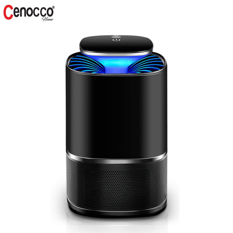 Cenocco CC-9096: Lampe Anti-moustique à Aspiration Alimentée par USB Noire