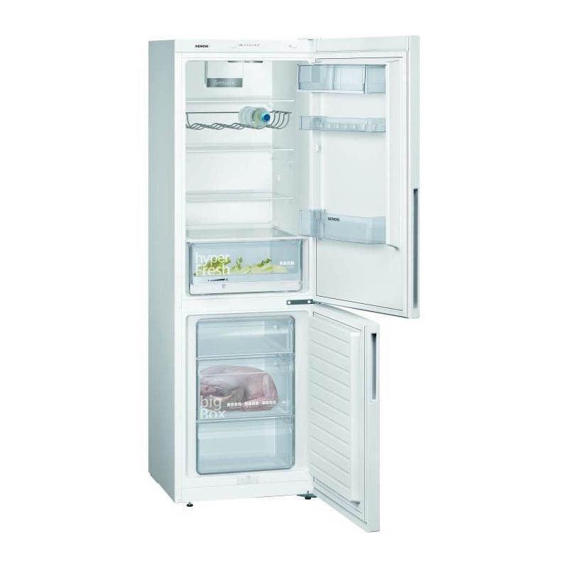 Réfrigérateurs combinés 308L Froid Statique SIEMENS 60cm E, KG36V6WEAS
