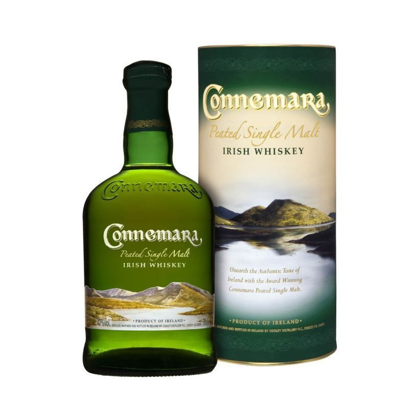 Connemara Single Malt Tourbe Irlandais  40% Vol.  - 70cl