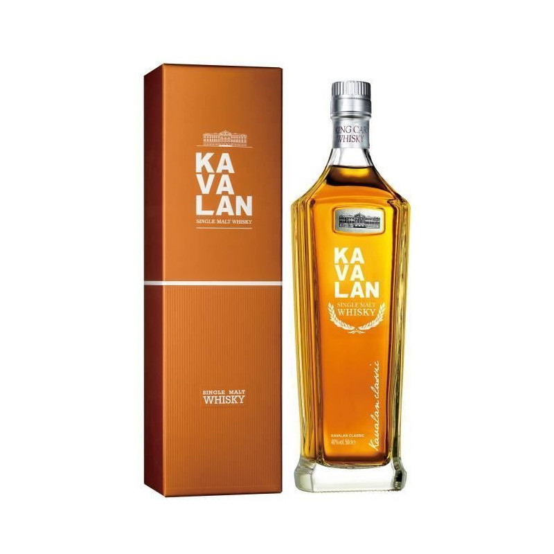 Kavalan Whisky Classic Single Malt - 40%vol - 50 cl avec etui