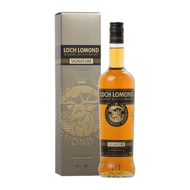 Loch Lomond Signature - Blended Scotch Whisky - 40%vol - 70cl avec etui