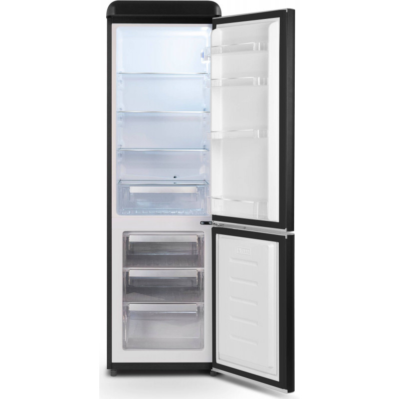 Réfrigérateurs combinés 250L Froid Statique SCHNEIDER 54.6cm E, SCCB250VB
