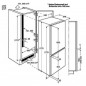 Réfrigérateurs combinés 195L Froid Statique FAURE 54cm F, FNLX18FS1