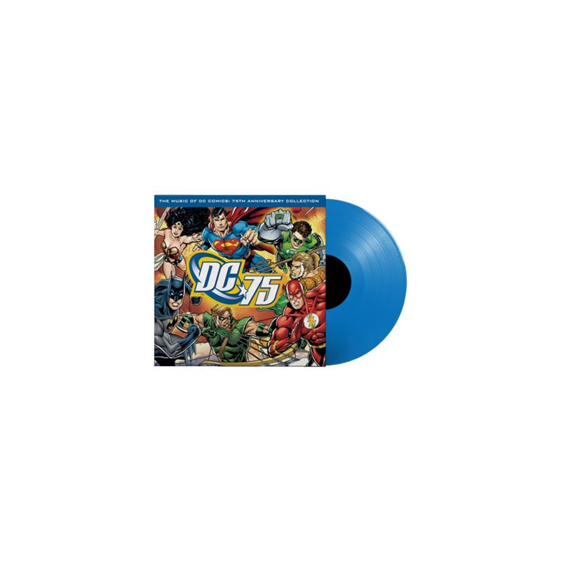 The Music of DC Comics 75th Anniversary Collection Edition Limitée Numérotée Vinyle Bleu Translucide