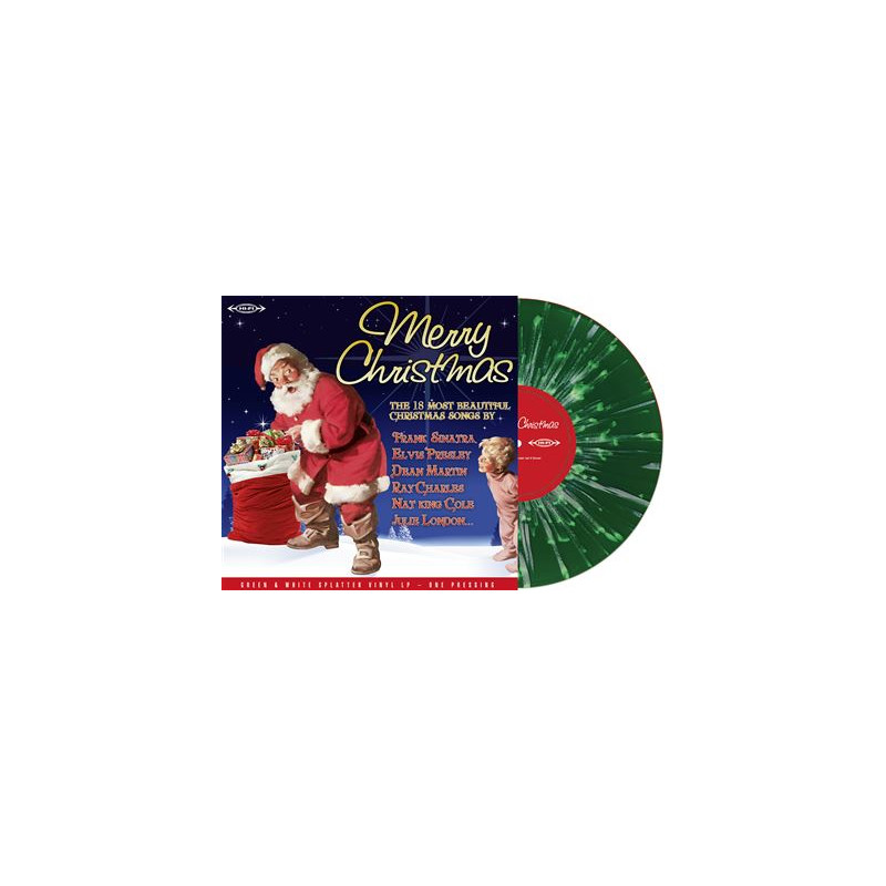 Merry Christmas Vinyle Vert