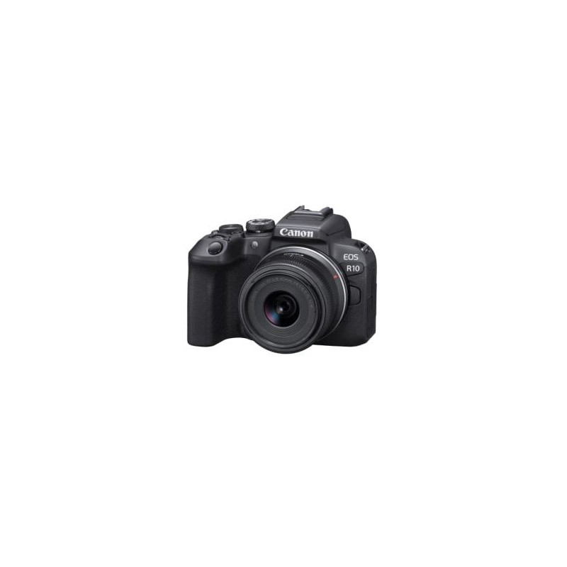Appareil photo hybride Canon EOS R10 + RF S 18 45mm f 4.5 6.3 IS STM