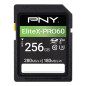 Carte mémoire SDXC Pny P SD256V60280EXP6 GE EliteX PRO 60 UHS II 256 Go Noir