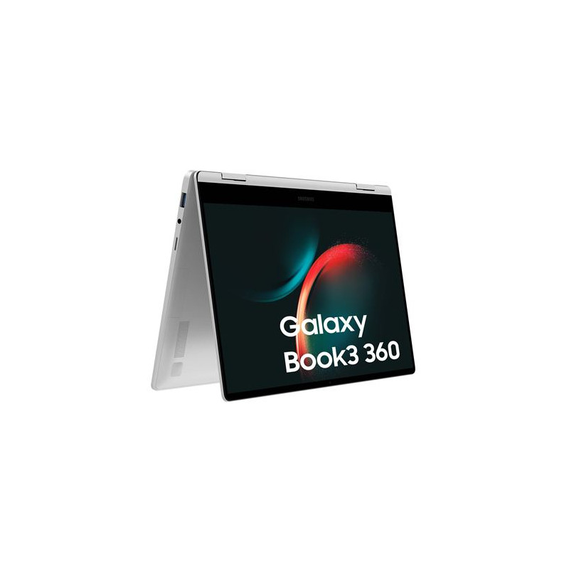 PC portable Samsung Galaxy Book3 360 15,6" Tactile Intel Core i7 16 Go RAM 512 Go SSD Argent
