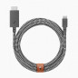 Câble Native Union USB C vers Lightning 3 m Noir et Blanc
