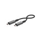 Câble USB LinQ 4 Pro Type C 0,3 m Noir