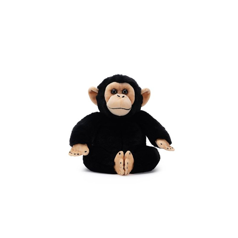 Animal en peluche National Geographic Chimpanzé Noir 25 cm