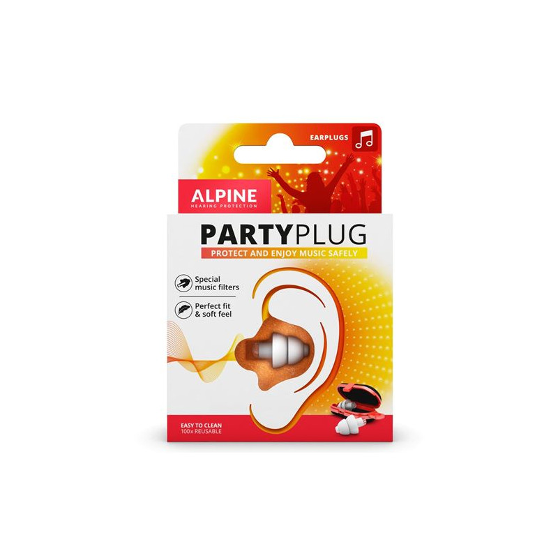 Protections auditives Alpine PartyPlug Blanc