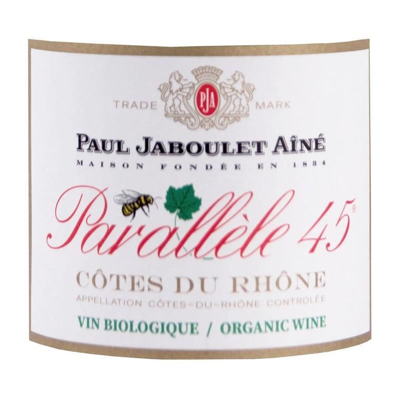 Maison Paul Jaboulet Aine 2019 Cotes du Rhone - Vin blanc de la Vallee du Rhone - Bio