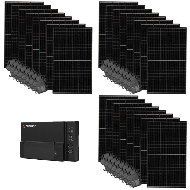 Kit photovoltaïque autoconsommation THOMSON 24 modules 9KW - Tout inclus - accompagnement, démarches et installation