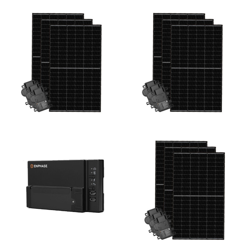 Kit photovoltaïque autoconsommation THOMSON 9 modules 3,375KW - Tout inclus - accompagment, démarches et installation